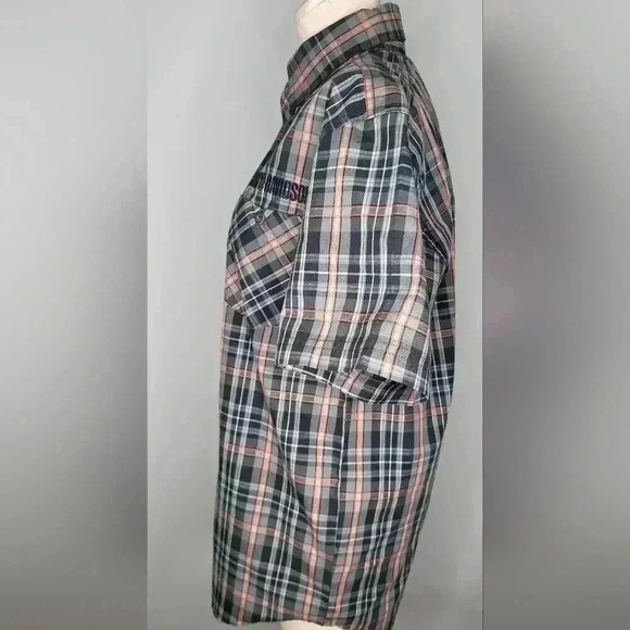 Harley-davidson NWT New Men's Button Down Plaid Skull Shirt Mens Size Small - Picture 4 of 11